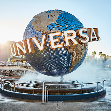 Universal globe water fountain